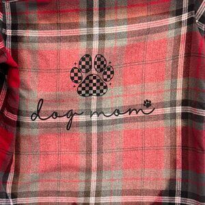 Northeast Outfitters Flannel - Upcycled Dog Mom Transfer